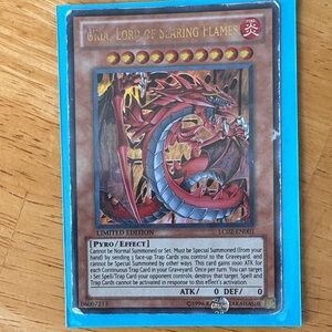Yu-Gi-oh! Red Dragon Card in Sleeve